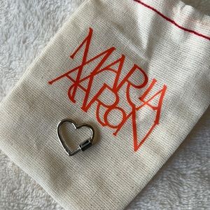 Marla Aaron Sterling Silver Heart Lock